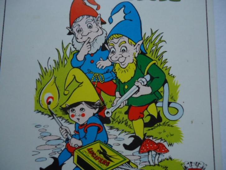 sticker oud Brandweer strip kabouter den haag gravenhage, Verzamelen, Stickers, Zo goed als nieuw, Bedrijf of Vereniging, Verzenden