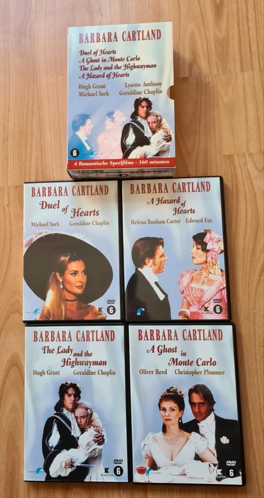 Barbara Cartland DVD Box - 4 Films, Cd's en Dvd's, Dvd's | Overige Dvd's, Zo goed als nieuw, Alle leeftijden, Ophalen of Verzenden