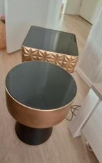 Set van 2 bijzettafels nieuw, Minder dan 45 cm, Minder dan 55 cm, Rond, Ophalen of Verzenden