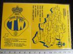 2x sticker logo TW touring wegenhulp anwb belgie, Verzenden, Zo goed als nieuw, Bedrijf of Vereniging