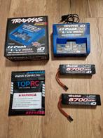 Traxxas dual live lader + 2x 4s 6700mah lipo's, Ophalen of Verzenden, Zo goed als nieuw