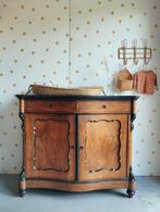 Biedermeier dressoir / vintage / brocante / antiek / mahonie, Huis en Inrichting, Kasten | Dressoirs, 100 tot 150 cm, Eikenhout