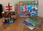 LEGO Minecraft 21152 – Avontuur op het Piratenschip, Ophalen of Verzenden, Zo goed als nieuw, Complete set, Lego