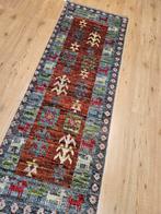 Handgeknoopt oosters tapijt loper modern 170x60, Huis en Inrichting, Stoffering | Tapijten en Kleden, Info@SlatsAntiek.nl, Crème