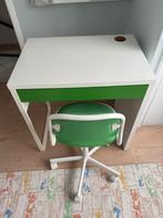 Bureau met Stoel - Wit en Groen, Kinderen en Baby's, Ophalen, Gebruikt, Tafel(s) en Stoel(en)