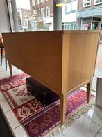 Vintage dressoir, tv-kast, mid century ladekast met klep, Huis en Inrichting, Kasten | Wandmeubels, Minder dan 100 cm, Gebruikt