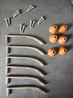 6 Handgrepen compleet met schroeven ( voor kastjes e.d. ), Minder dan 50 cm, Gebruikt, Ophalen of Verzenden, Minder dan 25 cm