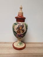 Opaline handgeschilderde vaas rek5, Ophalen of Verzenden