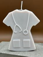 Verpleegkundige/Arts Kaars - Handgemaakt Cadeau, Overige materialen, Wit, Nieuw, Ophalen of Verzenden