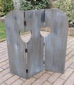 2 vensterbank  luikjes , drieluik , maten zie foto, Ophalen