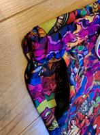 NIEUW kleurrijke boho broek paddenstoel dames heren maat M, Verzenden, Nieuw