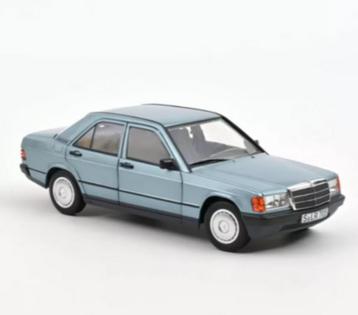 Mercedes Benz 190 E 1984 Blauw met. schaal 1:18 NOREV 183828 beschikbaar voor biedingen