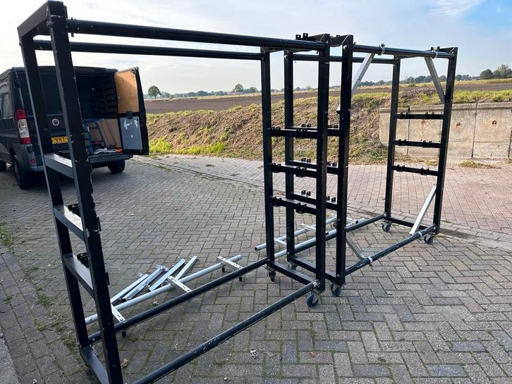 Meatrack DJ Opstelling aluminium !, Muziek en Instrumenten, Licht en Laser, Gebruikt, Licht, Ophalen