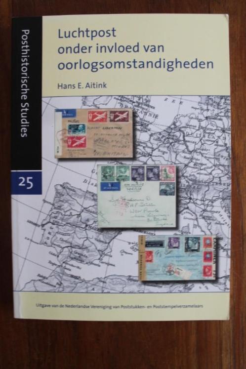 Aitink - Luchtpost in oorlogsomstandigheden Posthistorie #25, Boeken, Hobby en Vrije tijd, Gelezen, Overige onderwerpen, Ophalen of Verzenden