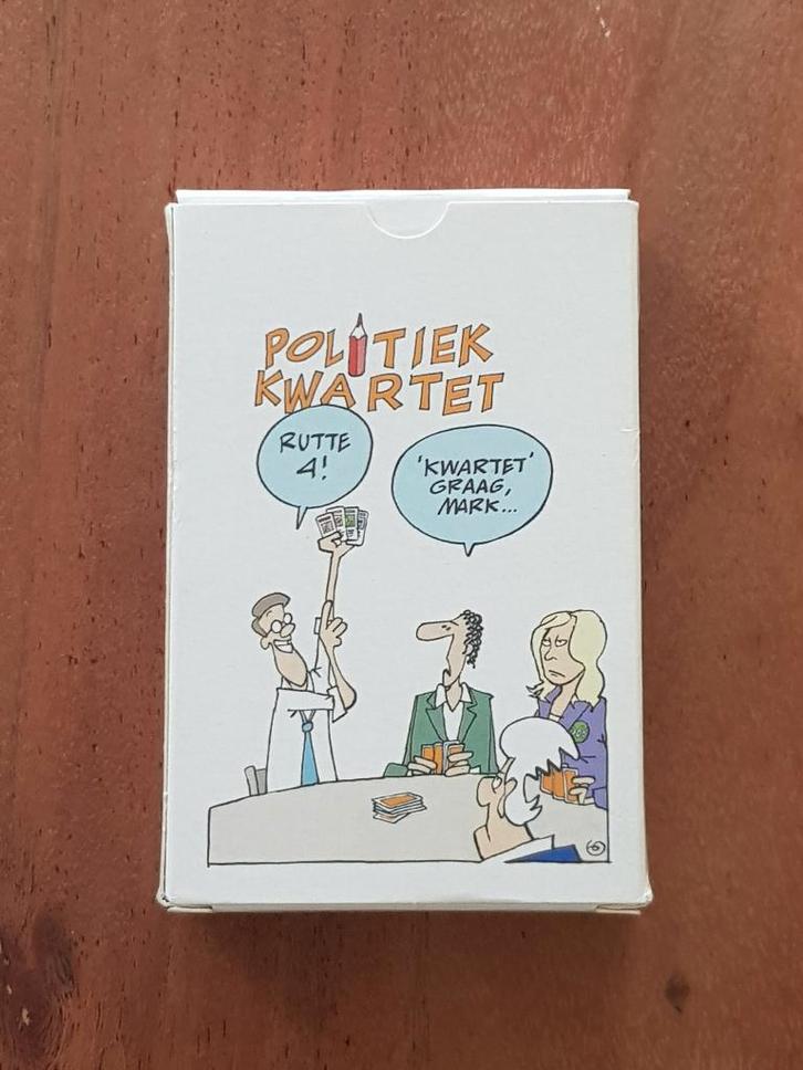 Politiek kwartet, Verzamelen, Speelkaarten, Jokers en Kwartetten, Gebruikt, Kwartet(ten), Ophalen of Verzenden