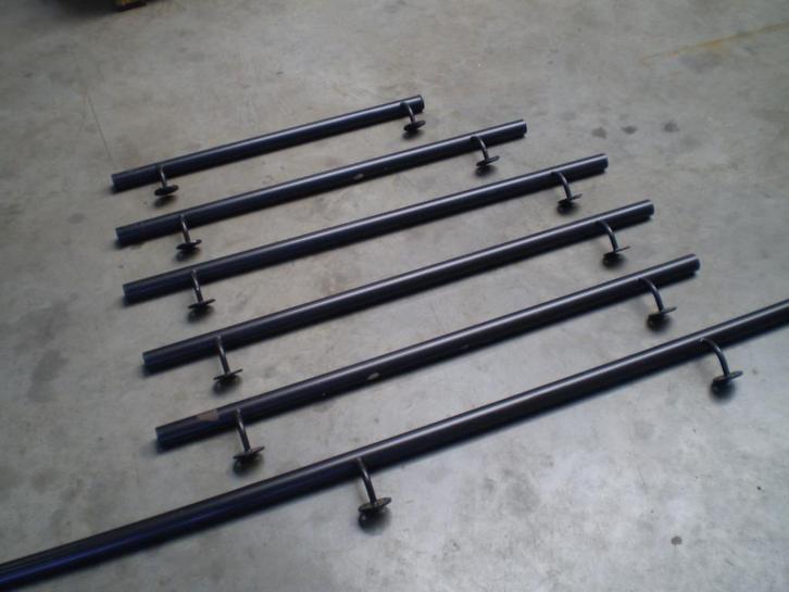 TRAPLEUNING, STAAL, antraciet, Huis en Inrichting, Overige Huis en Inrichting, Nieuw, Ophalen