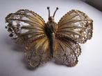 Zilveren vlinder, Sieraden, Tassen en Uiterlijk, Antieke sieraden, Verzenden, Zilver, Broche