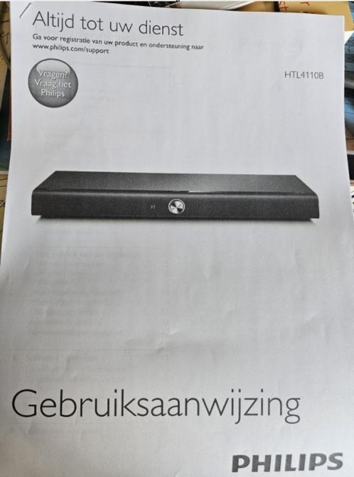 Philips SoundStage HTL4110B Soundbar, Audio, Tv en Foto, Soundbars, Zo goed als nieuw, Bluetooth, Met ingebouwde subwoofer, Ophalen of Verzenden