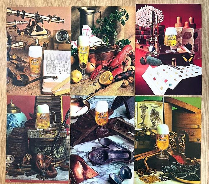 Paul Huf - Grolsch - Vakmanschap is meesterschap (65 stuks), Verzamelen, Biermerken, Gebruikt, Reclamebord, Plaat of Schild, Grolsch