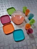 Tupperware kinder service picknickset campingset, Huis en Inrichting, Keuken | Tupperware, Ophalen of Verzenden, Zo goed als nieuw