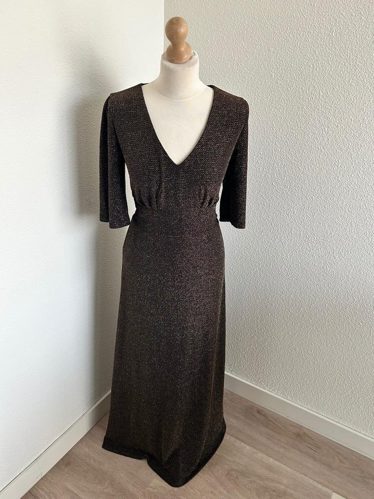 ≥ King Louie maat L maxi shiloh glitter jurk 2561 — Jurken