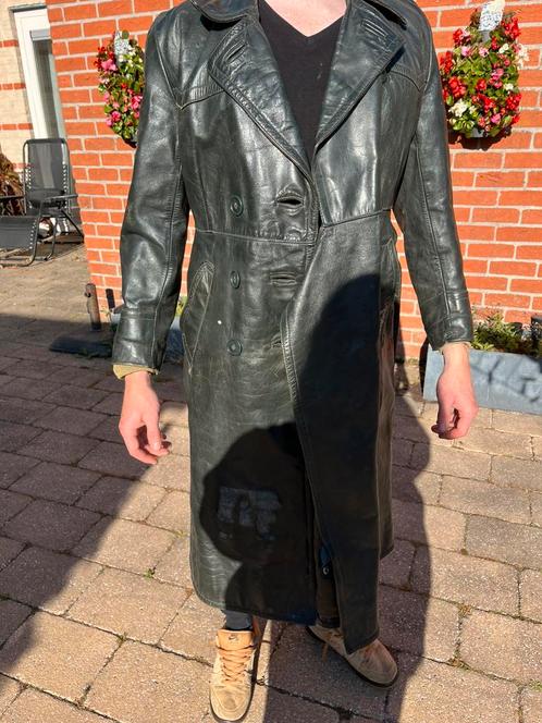 Leren jas, Kleding | Heren, Jassen | Zomer, Gedragen, Maat 46 (S) of kleiner, Groen, Ophalen