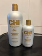 Chi Keratin shampoo + conditioner, Ophalen of Verzenden, Zo goed als nieuw, Shampoo of Conditioner
