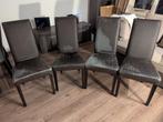 Etentafel stoelen, Huis en Inrichting, Stoelen, Ophalen, Overige materialen, Gebruikt, Bruin