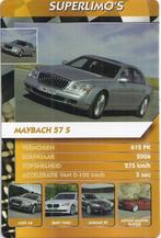 Kw2730 autokaartje maybach 57 s, Ophalen of Verzenden, Zo goed als nieuw, Auto's