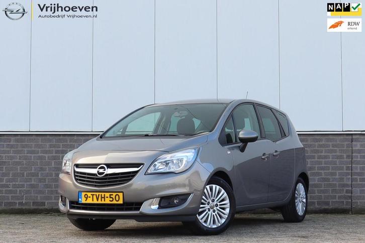 Opel Meriva 1.4 Turbo Design Edition Trekhaak 2e eig NL Auto, Auto's, Opel, Bedrijf, Te koop, Meriva, ABS, Airbags, Airconditioning