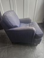 Riviera maison fauteuil blauw, Ophalen, Gebruikt, 75 tot 100 cm