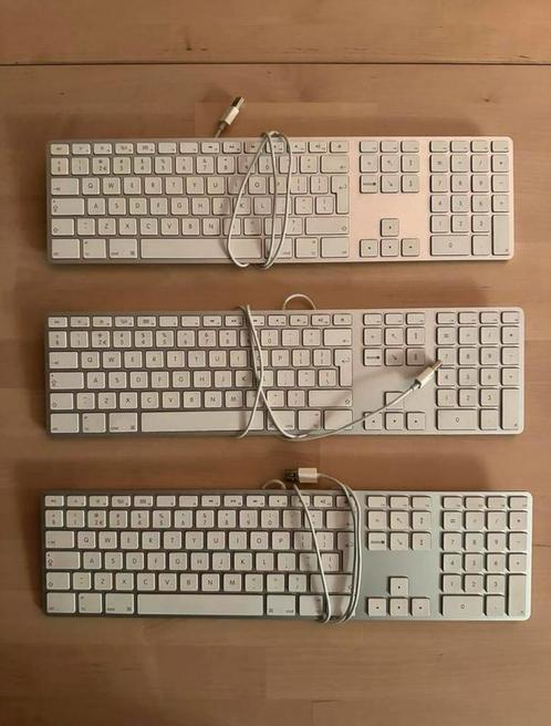 3 Apple toetsenborden, Computers en Software, Toetsenborden, Gebruikt, Ophalen