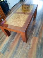 Te koop salontafel, Ophalen, Eikenhout, 50 tot 100 cm, Zo goed als nieuw