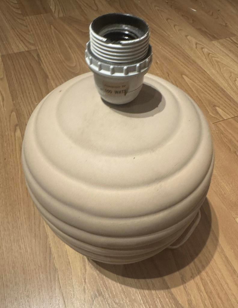 Aardewerk Lampenvoet Zandkleur E27, Ophalen of Verzenden, Nieuw, Overige materialen, Minder dan 100 cm