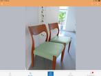 2 prachtig gerestaureerde stoelen Niels Moller 71, Huis en Inrichting, Stoelen, Ophalen of Verzenden, Zo goed als nieuw, Zwart