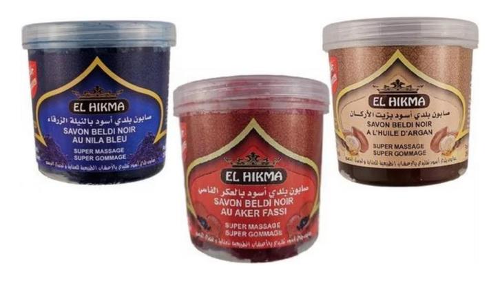 Marokkaanse Zwarte Zeep met Blauwe Nila, Sieraden, Tassen en Uiterlijk, Uiterlijk | Lichaamsverzorging, Nieuw, Bad & Douche, Ophalen of Verzenden