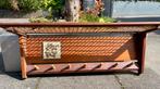Vintage Jaren 60 Houten Kapstok, Huis en Inrichting, Woonaccessoires | Kapstokken, Gebruikt, Minder dan 100 cm, Hout, Ophalen