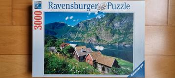 22 puzzels van hoofdzakelijk Ravensburger landschappen. beschikbaar voor biedingen