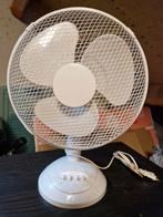 Witte Tafelventilator - 3 Snelheden, Ophalen of Verzenden, Gebruikt, Tafelventilator