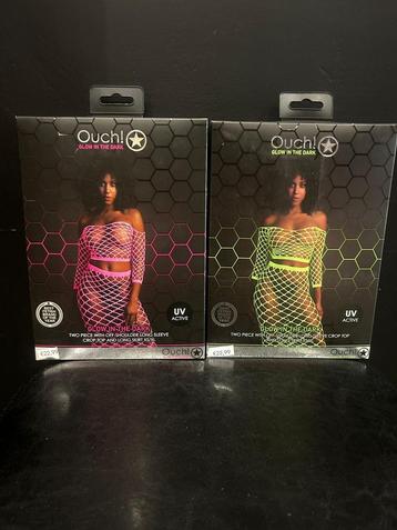 Two piece with off shoulder long sleeve crop top and long  beschikbaar voor biedingen