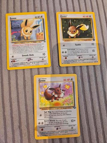 3x Eevee pokémon  beschikbaar voor biedingen