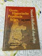grote historische provincie atlas Noord-Holland 1849-1859, Boeken, Atlassen en Landkaarten, Ophalen, Overige atlassen, Zo goed als nieuw