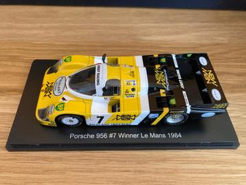 ✅ Porsche 956 Winner LeMans 1984 1:43 Spark Ludwig Pescarolo beschikbaar voor biedingen