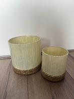 2 windlichten nieuw, Overige materialen, Nieuw, Ophalen of Verzenden, Crème