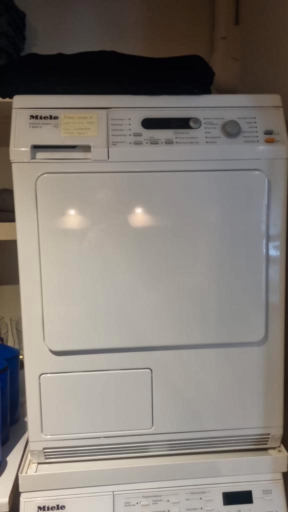 Miele wasdroger soft care systeem T6841C, Witgoed en Apparatuur, Wasdrogers, Gebruikt, Luchtafvoer, 85 tot 90 cm, Ophalen of Verzenden