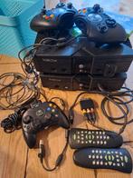 2x Originele XBOX + phat controllers + kabels en game, Spelcomputers en Games, Spelcomputers | Xbox Original, Ophalen of Verzenden