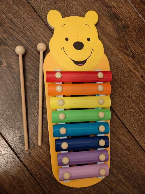 Houten Xylofoon Winnie The Pooh, Kinderen en Baby's, Speelgoed | Houten speelgoed, Zo goed als nieuw, Overige typen, Ophalen of Verzenden