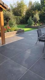 keramische terrastegels materika nero 100x100x2 cm actie, Ophalen, Keramiek, Nieuw, 10 m² of meer