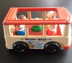 Vintage Fischer Price bus met poppetjes, Kinderen en Baby's, Speelgoed | Fisher-Price, Gebruikt, Ophalen of Verzenden, Auto of Voertuig