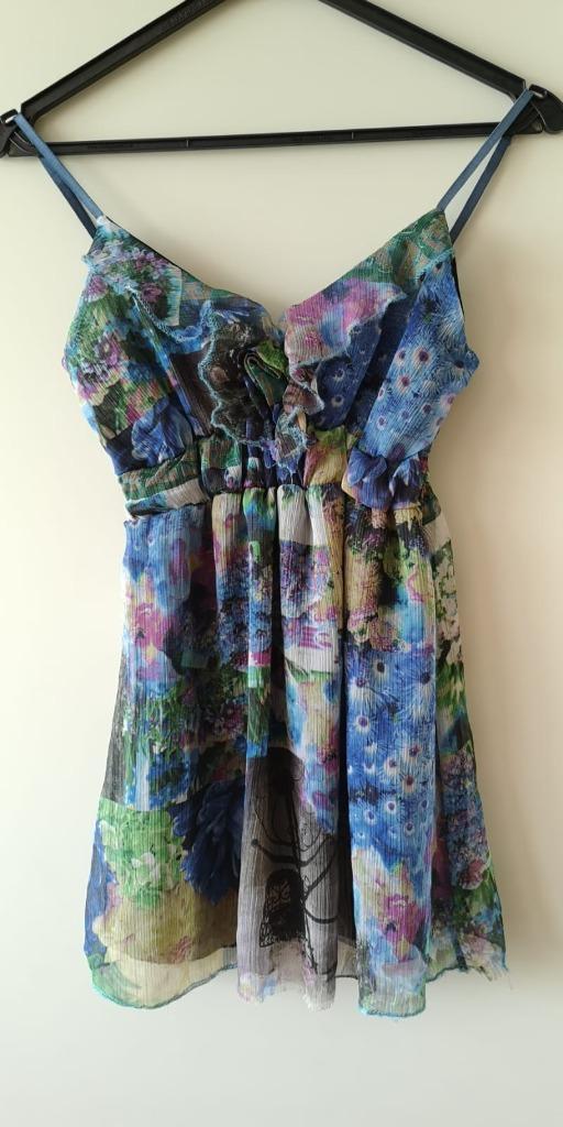 Bloemenhemdjes – Made in Italy, Kleding | Dames, Tops, Gedragen, Maat 36 (S), Overige kleuren, Zonder mouw, Ophalen of Verzenden